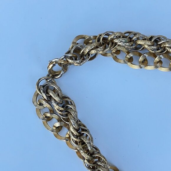 Sarah Coventry Green Lucite Double Link Strand Moon Glow Drop Necklace - Picture 16 of 16